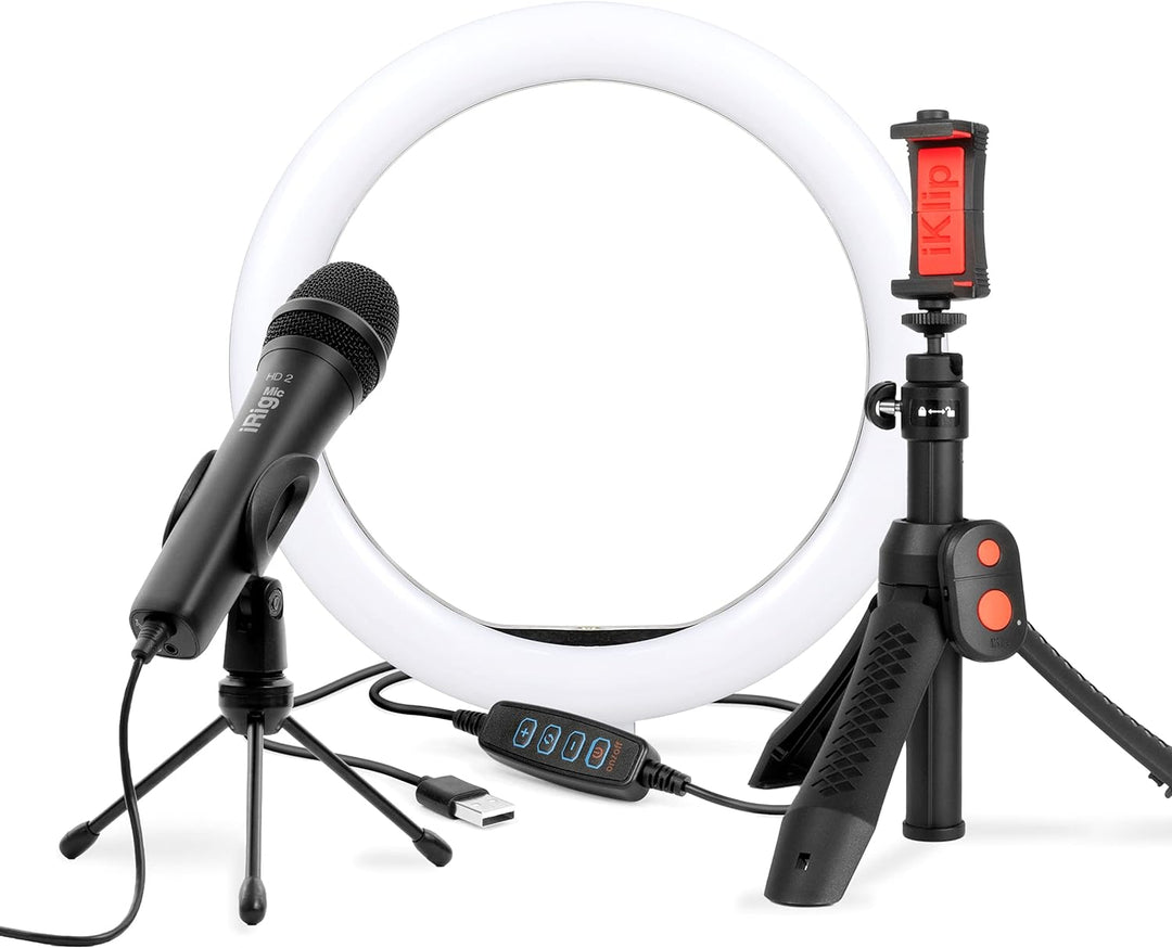 iRig Video Creator HD Bundle - professionelles Video & Streaming Kit für Smartphones (HD USB Handhel