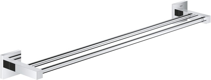 GROHE Start Cube - Doppel- Badetuchhalter (Stichmass: 600mm, verdeckte Befestigung, Material: Metall