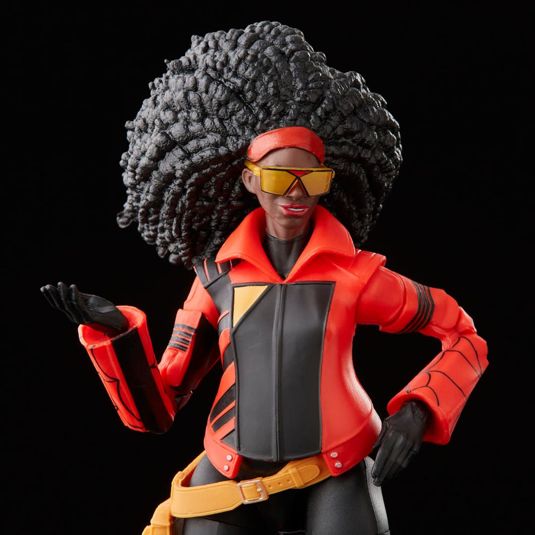 Spider-Man Marvel Legends Series Across The Verse (Part One) 15 cm grosse Jessica Drew Figur, 2 Acce