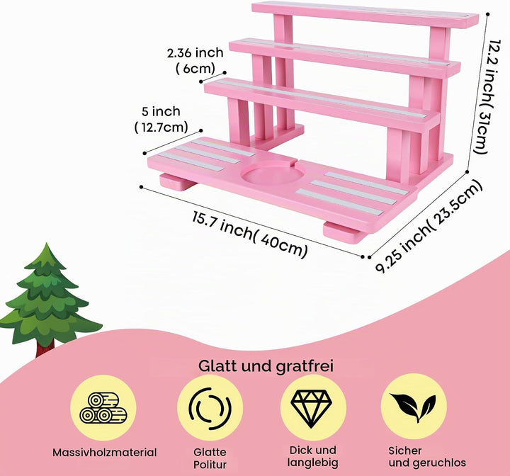 Für Tonies Figurenregal magnetisch,für Toniebox Figurenregal,Aufbewahrungsregal Display-Ständer,Plat