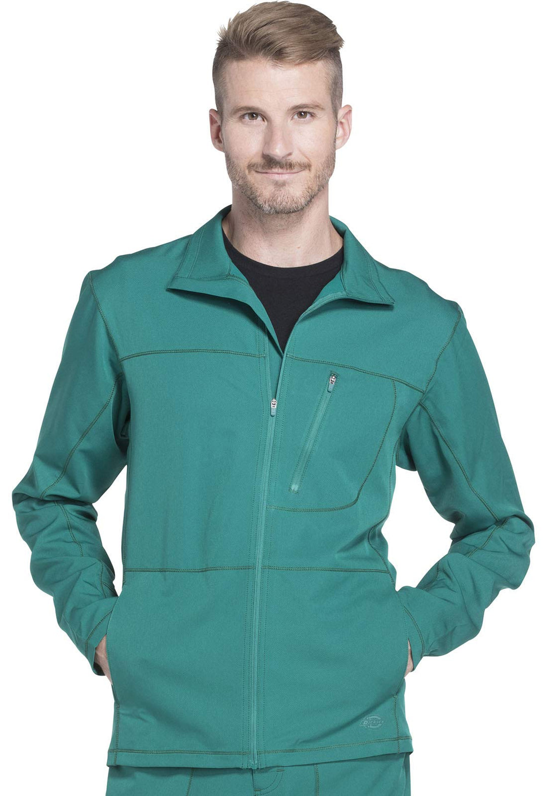 Dickies Dynamix DK310 Herren-Schlupfkasack, mit Reissverschluss vorne 4XL Grosse Grössen Hunter Gree