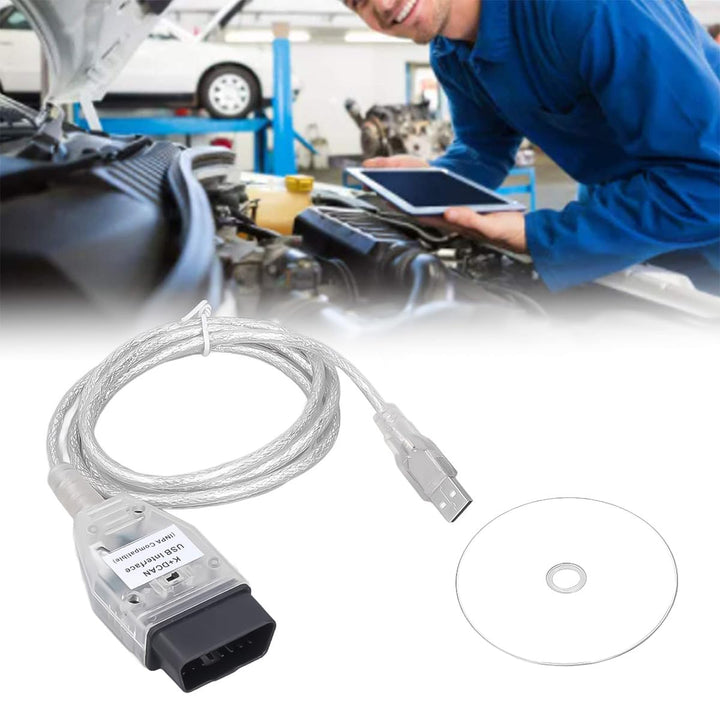 Namvo K+Dcan USB-Kabel mit Schalter für E-Serie Chassis-Diagnosetool OBD2-Kabel -kompatible Fehlerle