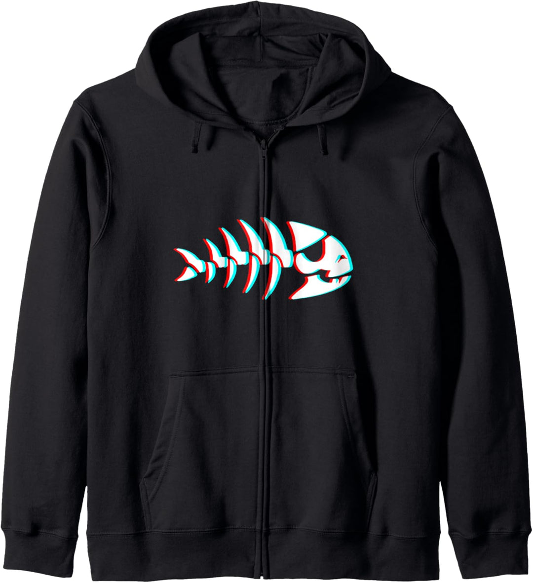 Trippy Piraten Fisch FSM Optische Illusion Pastafari Kapuzenjacke