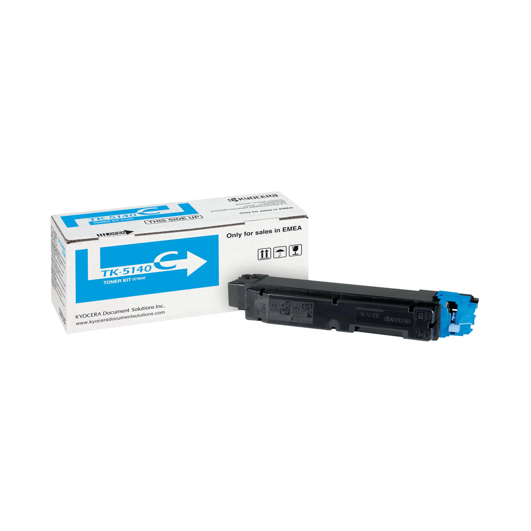 Kyocera 4105500 TK-5140C Toner Cyan. Original Tonerkartusche 1T02NRCNL0. Kompatibel für ECOSYS M6030