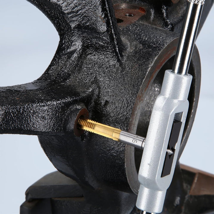 BRILLIANT TOOLS BT101985 TiN Gewindeschneidwerkzeug-Satz, 110-tlg. [Powered by KS Tools]