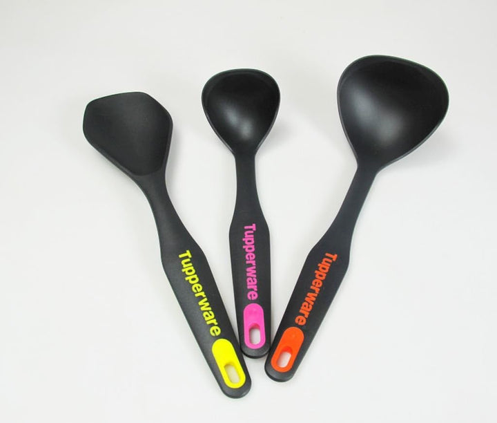 TUPPERWARE Griffbereit grosser Schöpflöffel+ Servierlöffel+ kleiner Schöpflöffel 8941