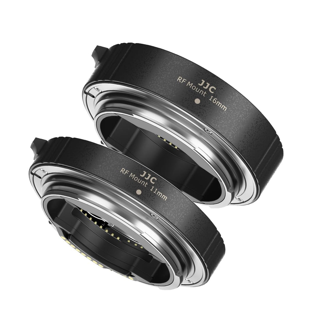 JJC Autofokus Zwischenringe TTL AF-Makro-Verlängerungsrohr-Set 11/16MM für Canon RF Mount EOS R10 R7