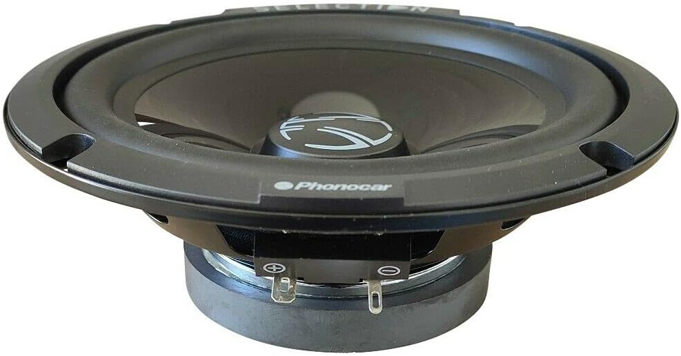 2 PHONOCAR SELECTION 02086 woofer tieftöner 16,50 cm 165 mm 6,5" Durchmesser 70 watt rms 180 watt ma