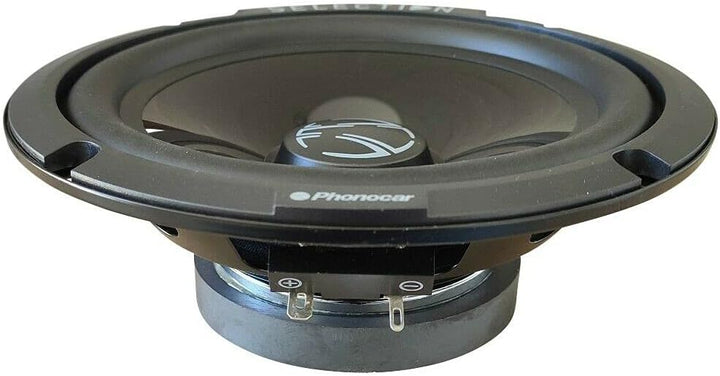 2 PHONOCAR SELECTION 02086 woofer tieftöner 16,50 cm 165 mm 6,5" Durchmesser 70 watt rms 180 watt ma