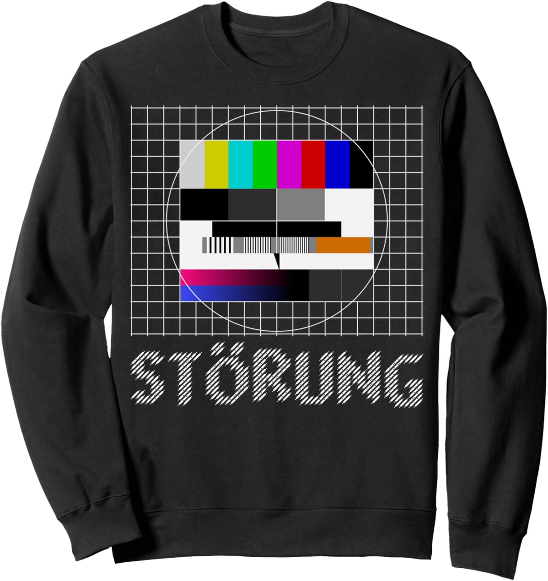 Testbild - Störung vintage retro Sweatshirt