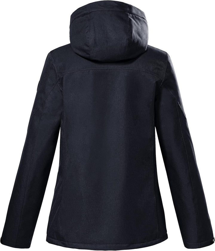 Killtec Damen Kow 142 Wmn Jckt Outdoorjacke/Funktionsjacke mit abzippbarer Kapuze 36 dunkelnavy, 36