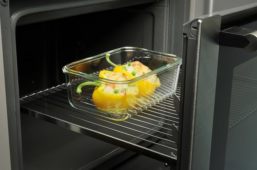 Silit Storio Vorratsdose 21 x 14 cm, Glas, Vorratsglas, luftdichter Aroma-Deckel, Frischhaltedose zu