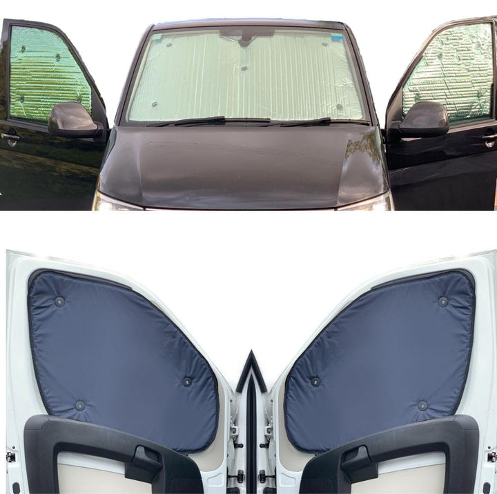 Fensterrollo-Set für Citroen Berlingo XL (ab 2018), mit Aussparung, wendbar, Thermisch XL Full Set W