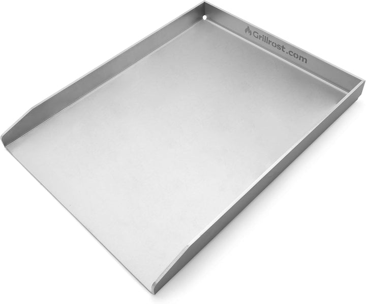Grillrost.com Das Original Edelstahl Grillplatte | Plancha 45x34cm - passend für Napoleon LE/LEX/Pre