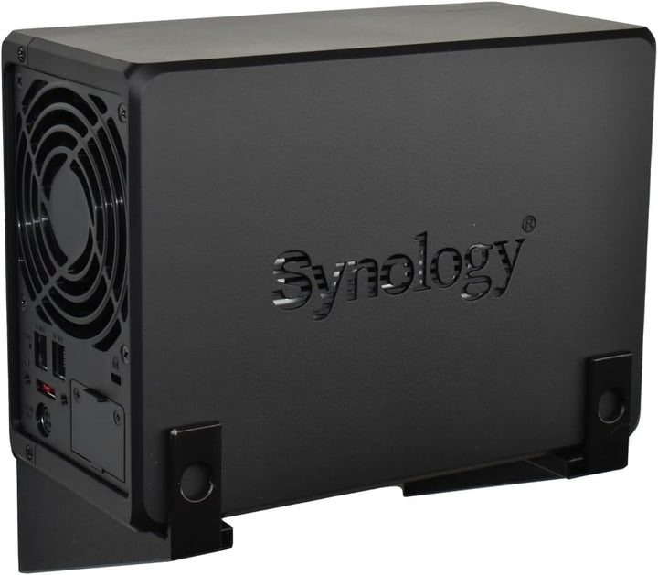Wandhalterung passend für Synology Diskstation DS720+, DS723+ und DVA1622 (Schwarz), Schwarz