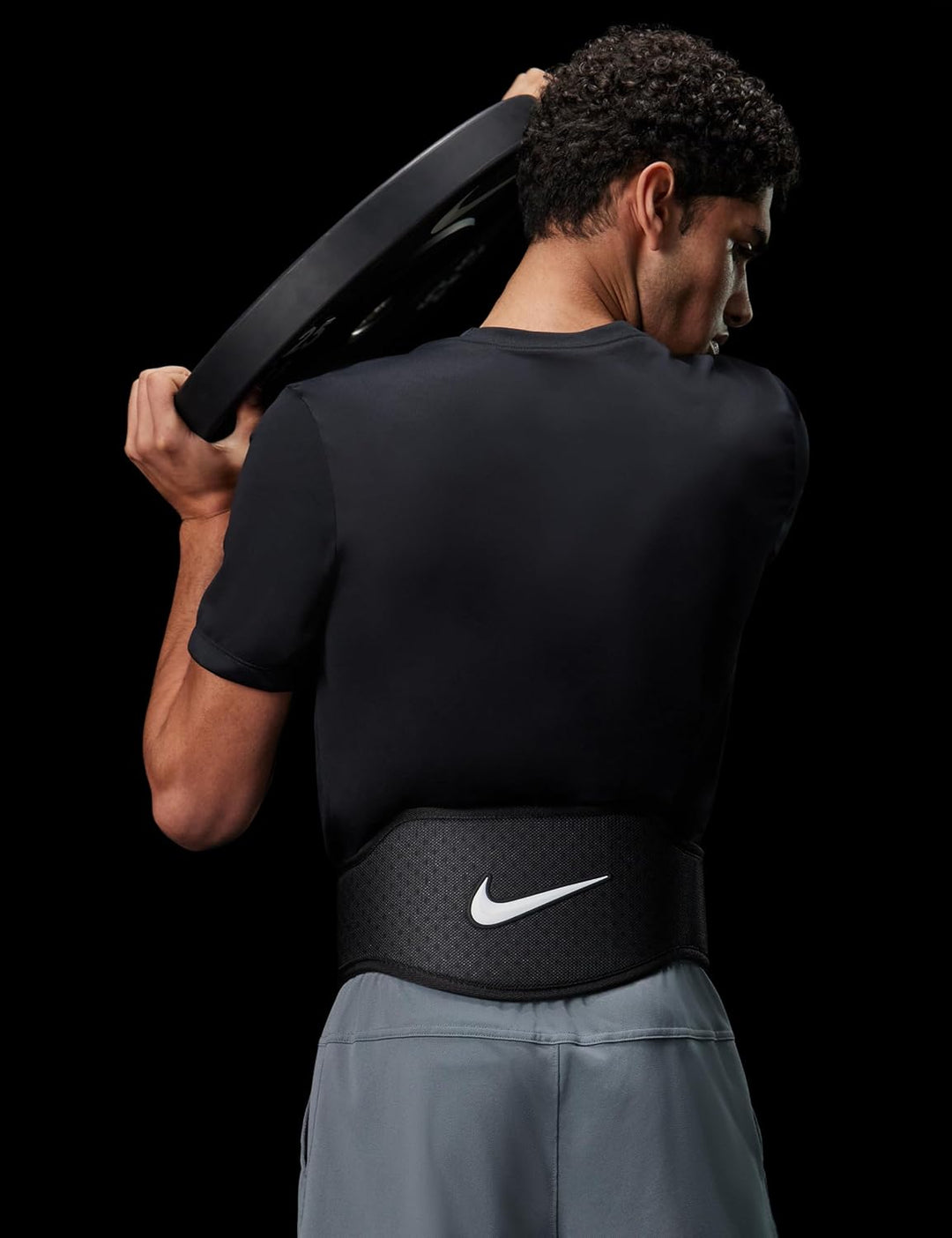 Nike Strength Trainingsgürtel, 3,0 L Schwarz, L Schwarz