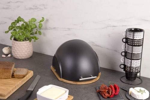 Zeller Brotkasten „schwarz/Bamus“, Holz, small, 27282