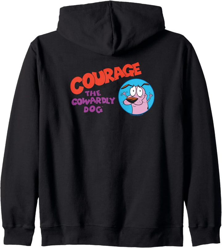 Courage the Cowardly Dog Logo Kapuzenjacke