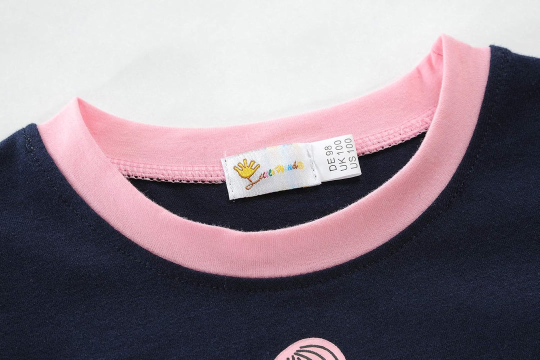 EULLA Kinder Schlafanzüge Mädchen Langarm Winter Pyjama Set Baumwolle Meerjungfrau Einhorn Prinzessi