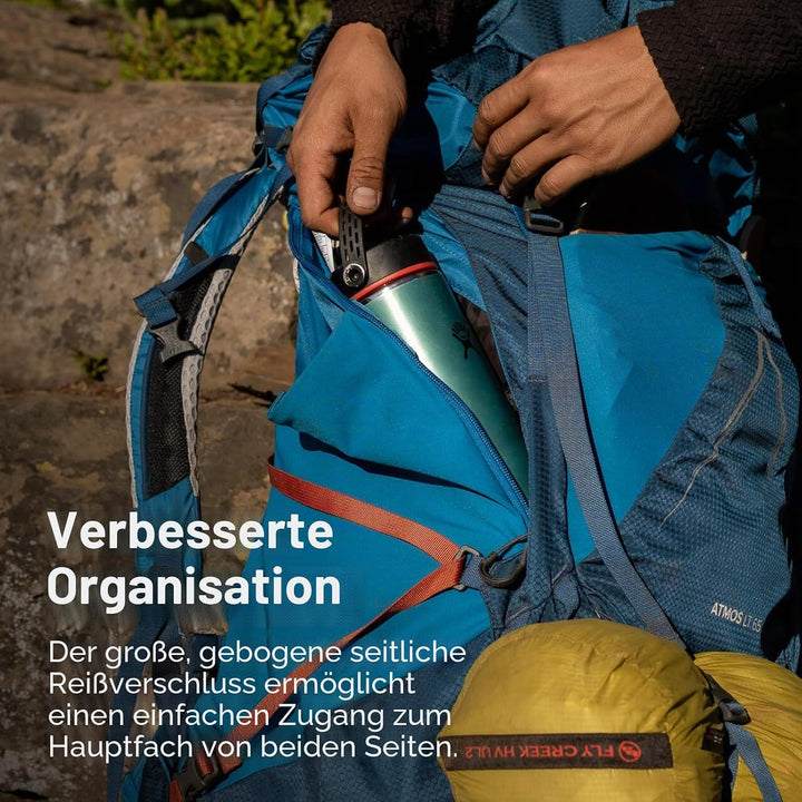 Osprey Europe Herren Atmos Ag Lt 50 Backpack Scenic Valley/Green Peppercorn S-M, Scenic Valley/Green