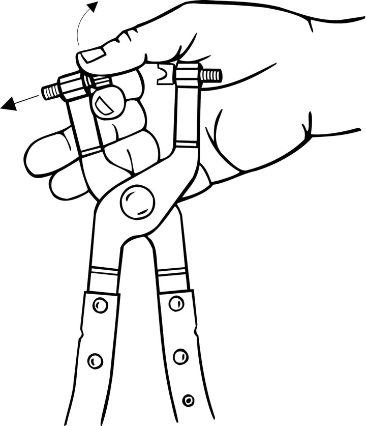 Lisle 17100 flach Band Schlauchschelle Zange Flachband-Schlauchschellenzange, Flachband-Schlauchsche