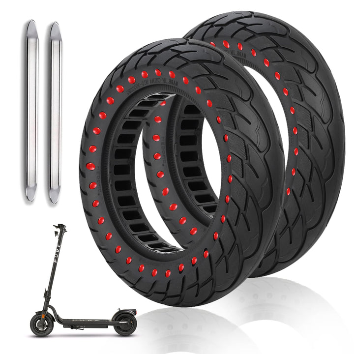 ANSENI 10 zoll e-scooter reifen,Vollreifen 10X2,125 Ersatzreifen für Vivobike S2 Max,S3 Max,Scooter