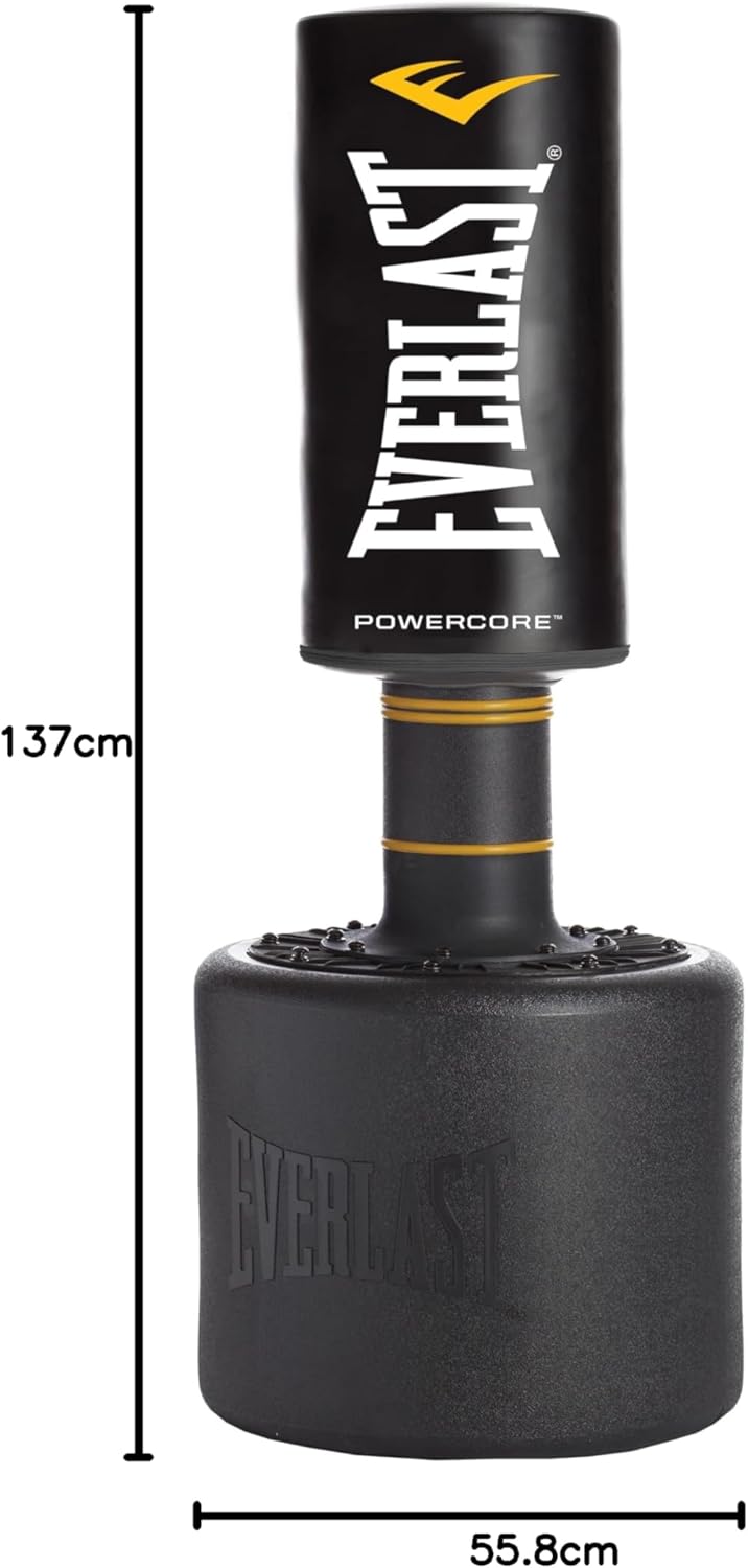 Everlast Unisex Power Core Freestanding Punch Bag Schwarz, Schwarz