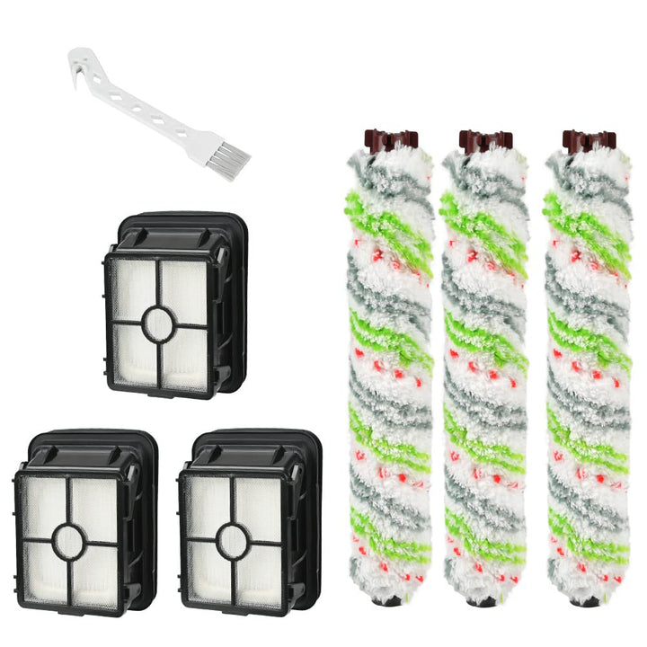 7 Stück Staubsauger Bürstenrolle Zubehör für Bissell Crosswave 1866/1868/1926/1785 Staubsauger-Ersat