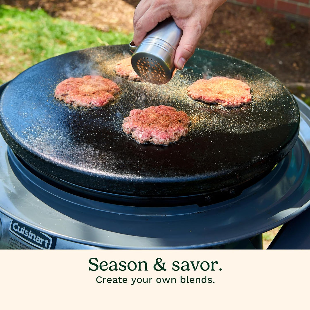 Cuisinart CSBK-400 Burger-Set, Gusseisen Smashed Burger Kit, Gusseisen