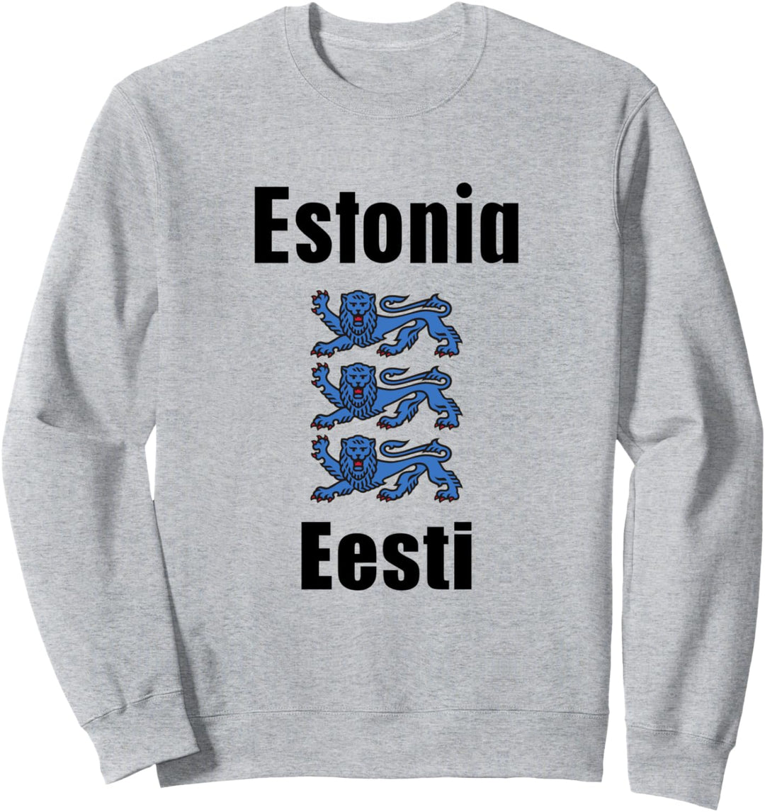Eesti Estonia National Emblem Souvenir Proud Estonian Roots Sweatshirt