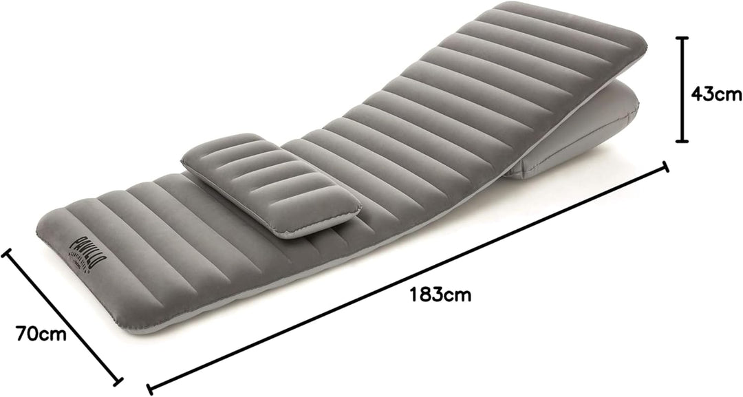 Pavillo Bestway Flexchoice Aufblasbare Campingmatratze für Einzelbetten 190 x 70 x 10,5 cm mit verst