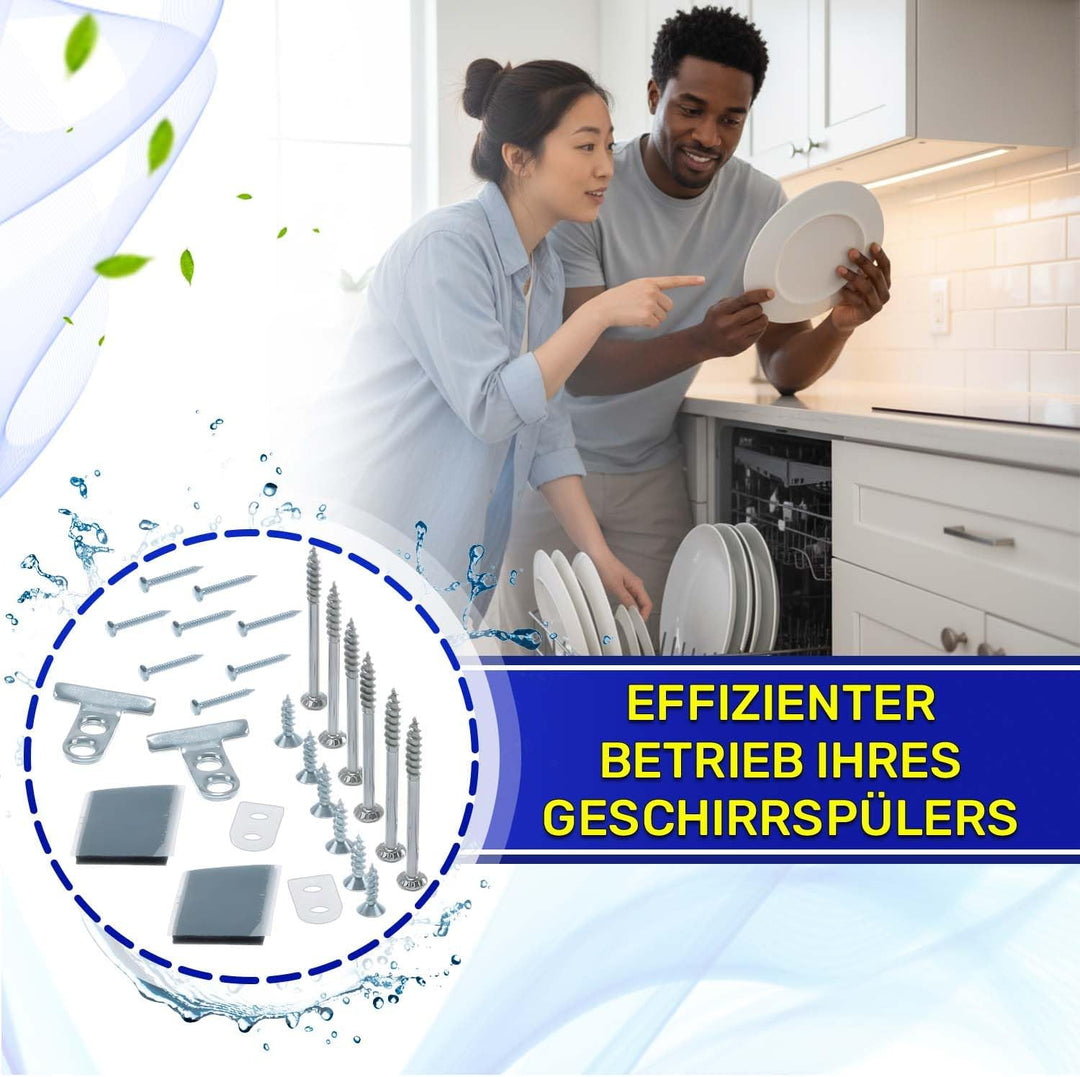 Satz zur Befestigung der Möbelfront für die Tür des Geschirrspüler mit dem Originalcode 00612645 006