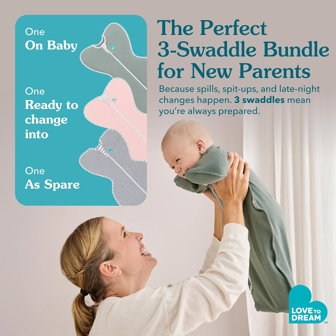 Love To Dream Pucksack Lite, Baby Erstausstattung Small (3,5-6 kg), ideal für warme Temperaturen 24-