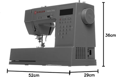 Singer Heavy Duty 6705C: Professionelle elektronische Nähmaschine mit 129 Stichen und 411 Anwendunge