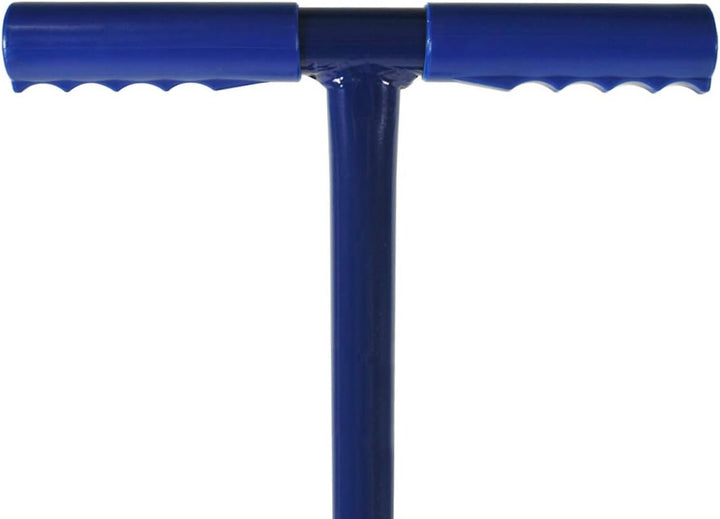 HELO Erdstampfer Betonstampfer aus Stahl 12 kg mit 2-Hand T-Griff, Handstampfer zum Verdichten mit 2