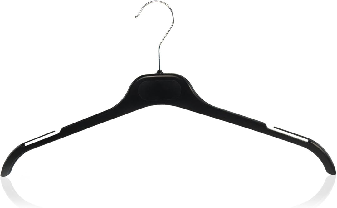 20 Kleiderbügel Hemdbügel – ca. 43 cm - stabiler Kunststoff Hangerworld 46, 46