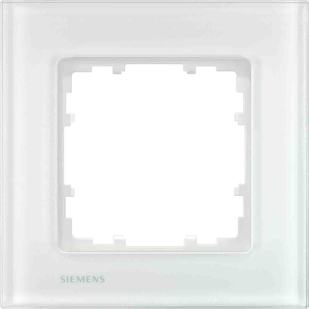 Siemens 1fach Rahmen Delta Weiss 5TG12011