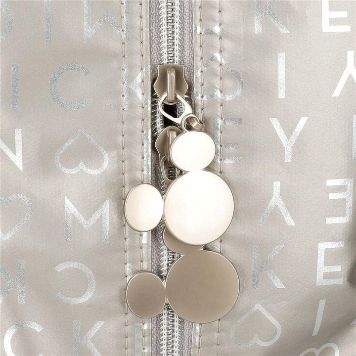 Disney Mickey 100 Triple Case Grau 22x10x9 cm Polyester Dreifach-Etui, Dreifach-Etui