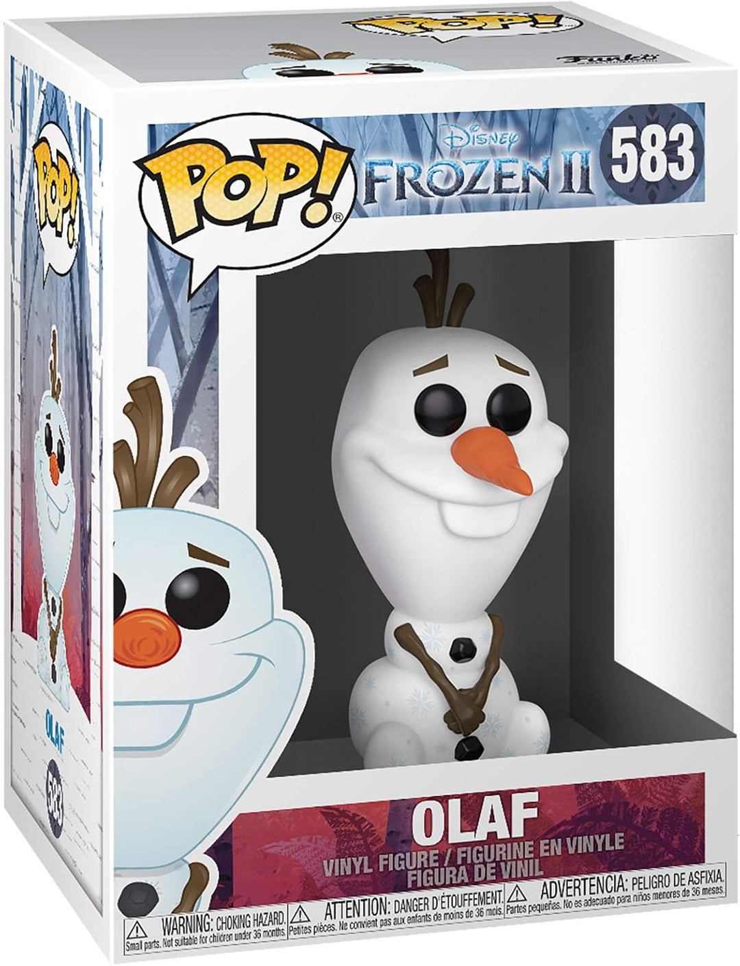 Funko Pop! Disney: Frozen 2 - Olaf - die Eiskönigin - Vinyl-Sammelfigur - Geschenkidee - Offizielle