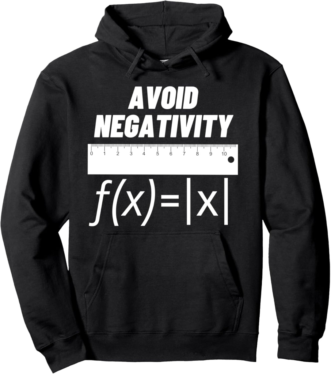 Avoid Negativity Formel Mathematiklehrer Bleib Positiv Mathe Pullover Hoodie