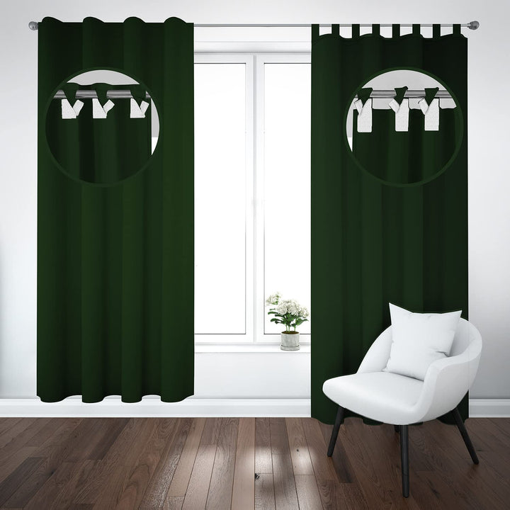 Vorhang mit Schlaufen Klettverschluss 1 Stück 250 H x 145 B cm Blickdichte Gardinen Fensterdekoratio