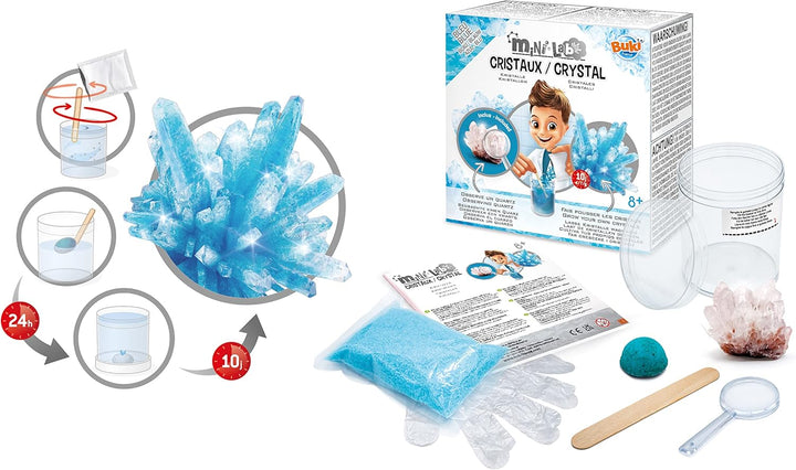 BUKI 3006BLU - Mini Lab Kristalle - Blau