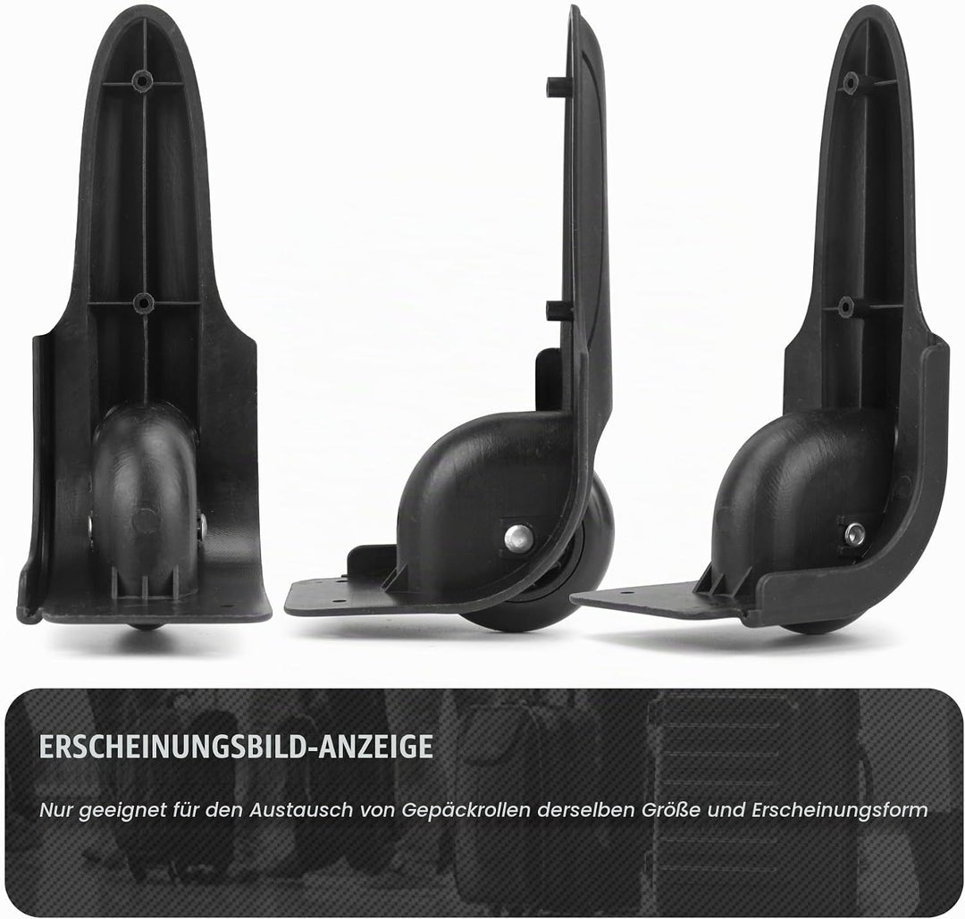 1 Pair Kofferrollen Gepäck Ersatzräder Gummi Koffer Ersatzräder Ersatzrollen(VD031), Vd031
