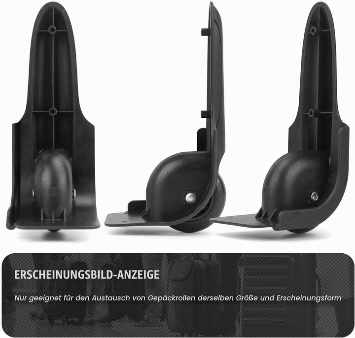 1 Pair Kofferrollen Gepäck Ersatzräder Gummi Koffer Ersatzräder Ersatzrollen(VD031), Vd031