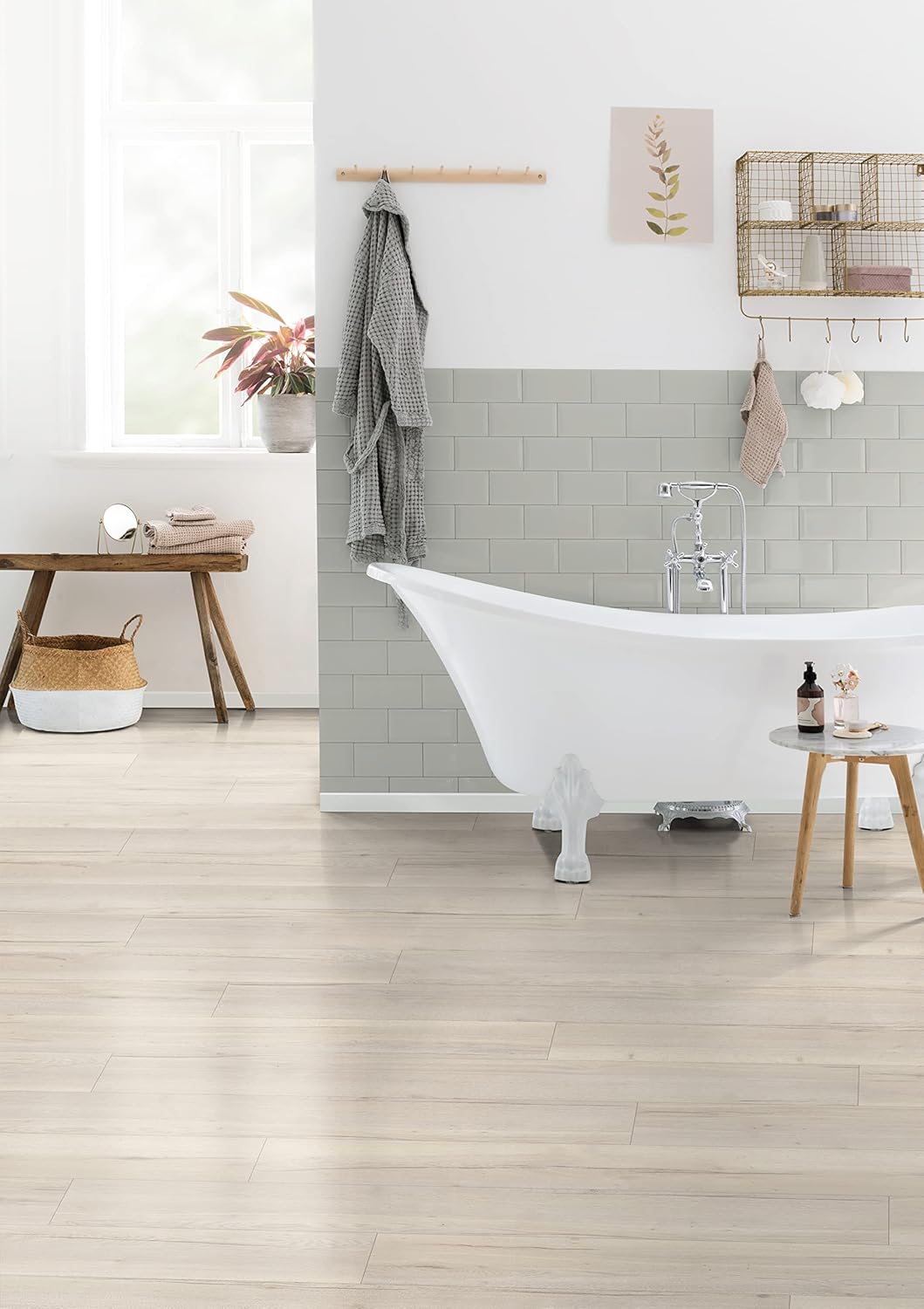 Egger Designboden GreenTec ED7003 Halifax Eiche Creme (7,5mm, 2,542m²) | authentische Holzoptik | Ei