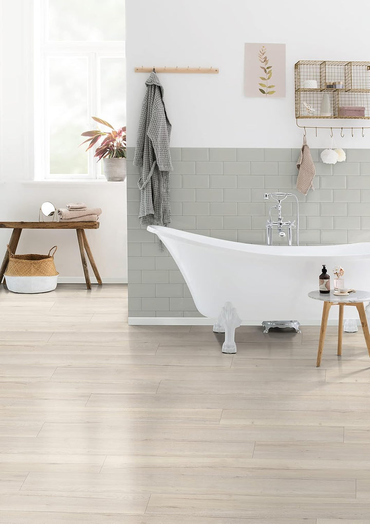 Egger Designboden GreenTec ED7003 Halifax Eiche Creme (7,5mm, 2,542m²) | authentische Holzoptik | Ei