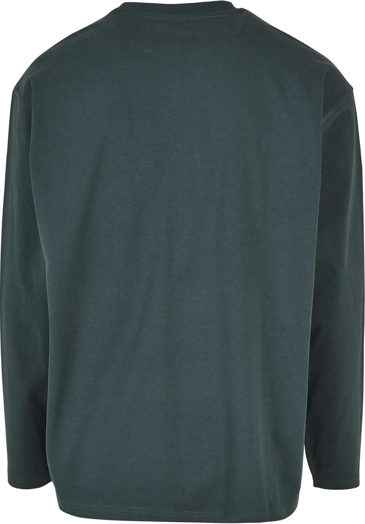 Urban Classics Herren Ultra Heavy Oversized Longsleeve L Bottlegreen, L Bottlegreen