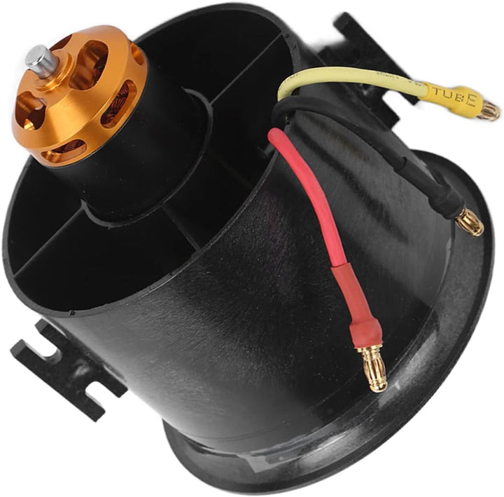 Entatial Bürstenloser Motor EDF Impeller-Set, 70 mm EDF 3500KV Bürstenloser Motor Hohe Steifigkeit H