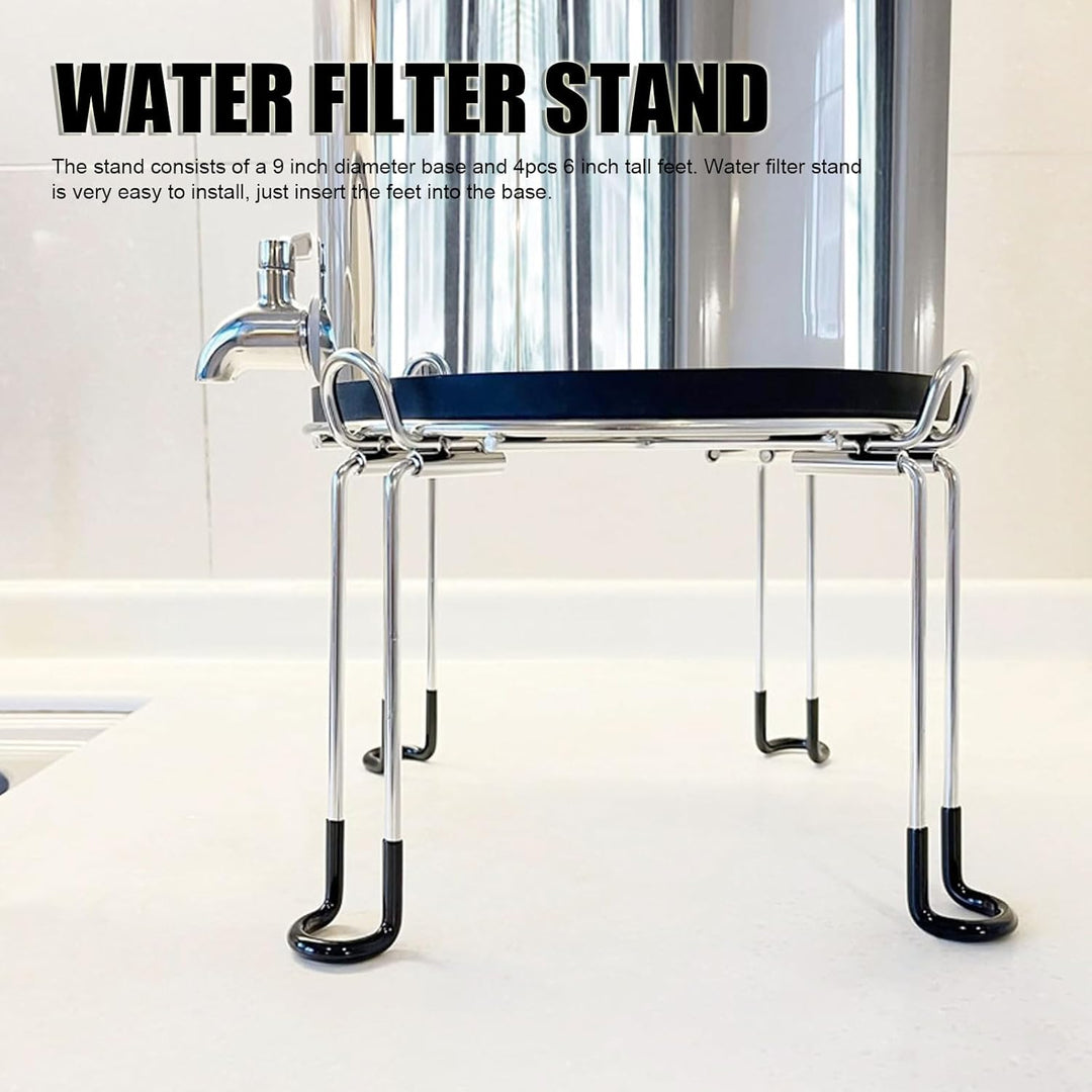 Edelstahl-Arbeitsplattenständer, Wasserfilterständer mit Ersatz für Big, tragbarer Design und erhöht