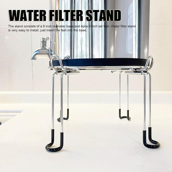 Edelstahl-Arbeitsplattenständer, Wasserfilterständer mit Ersatz für Big, tragbarer Design und erhöht